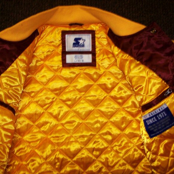 BOSTON BRUINS NHL Starter Snap Down Jacket 5X 6X - Picture 8 of 9